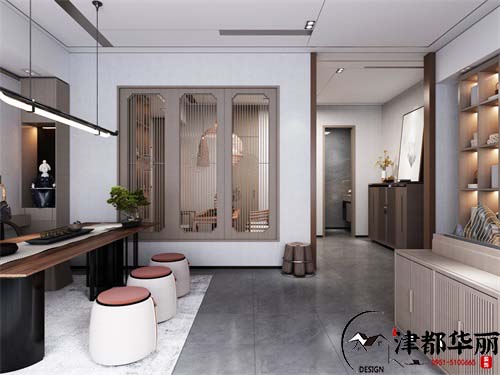 銀川茶樓設(shè)計效果圖|镹臻設(shè)計