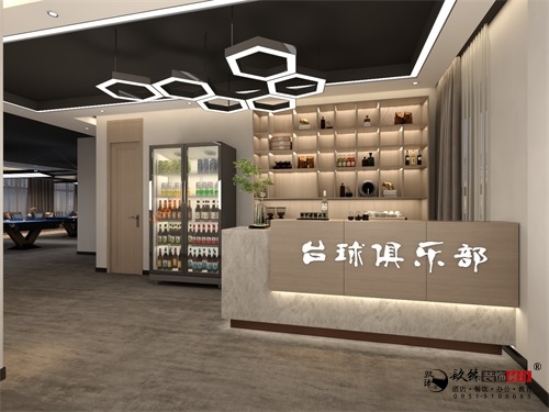 銀川臺(tái)球俱樂部設(shè)計(jì)效果圖|镹臻設(shè)計(jì)
