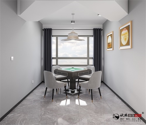 銀川棋牌室裝修設(shè)計(jì)效果圖|镹臻設(shè)計(jì)
