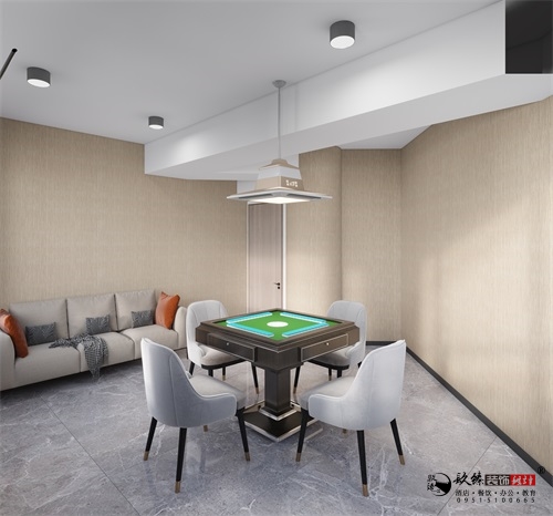銀川棋牌室裝修設(shè)計(jì)效果圖|镹臻設(shè)計(jì)